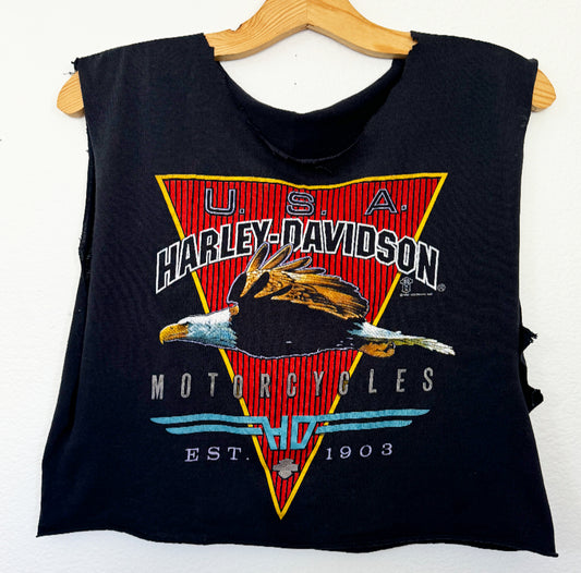 Vintage Harley Crop Tank