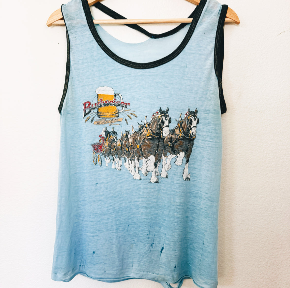 Vintage Budweiser Clydesdales Tank Top