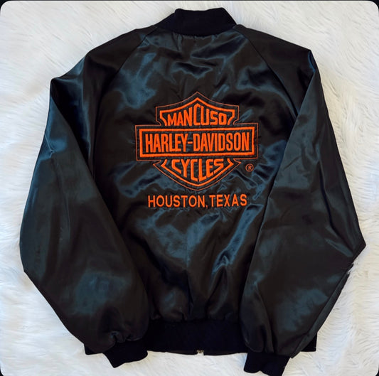 Vintage Harley Davidson Bomber Jacket