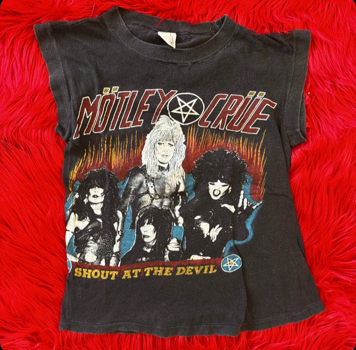 Vintage Motley Crue Shout At The Devil Tank Top
