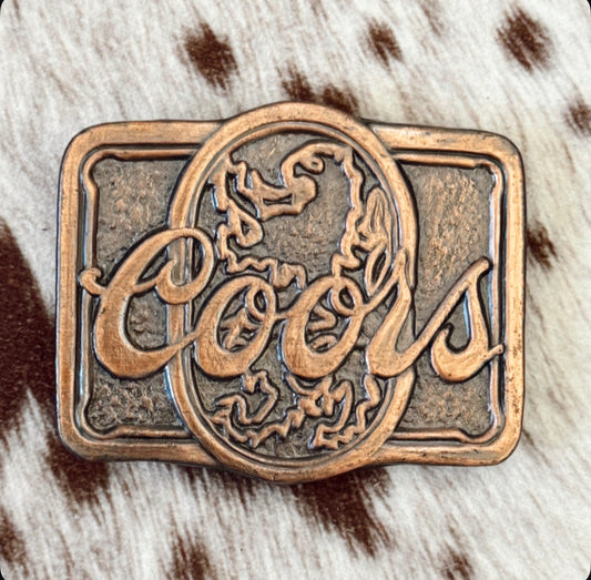 Vintage Coors Belt Buckle