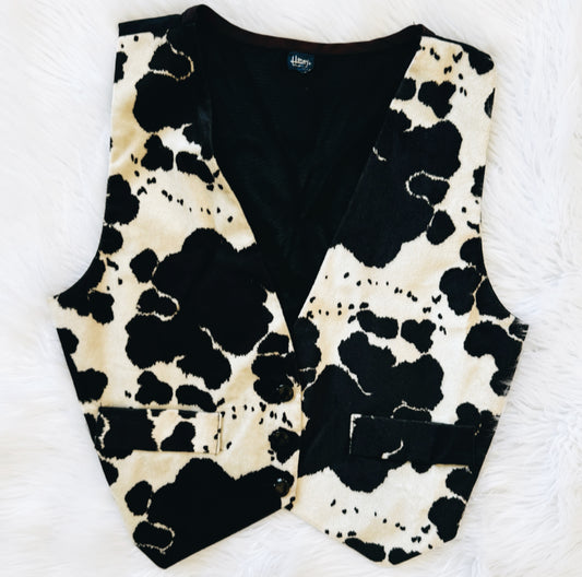 Vintage Cowhide Vest