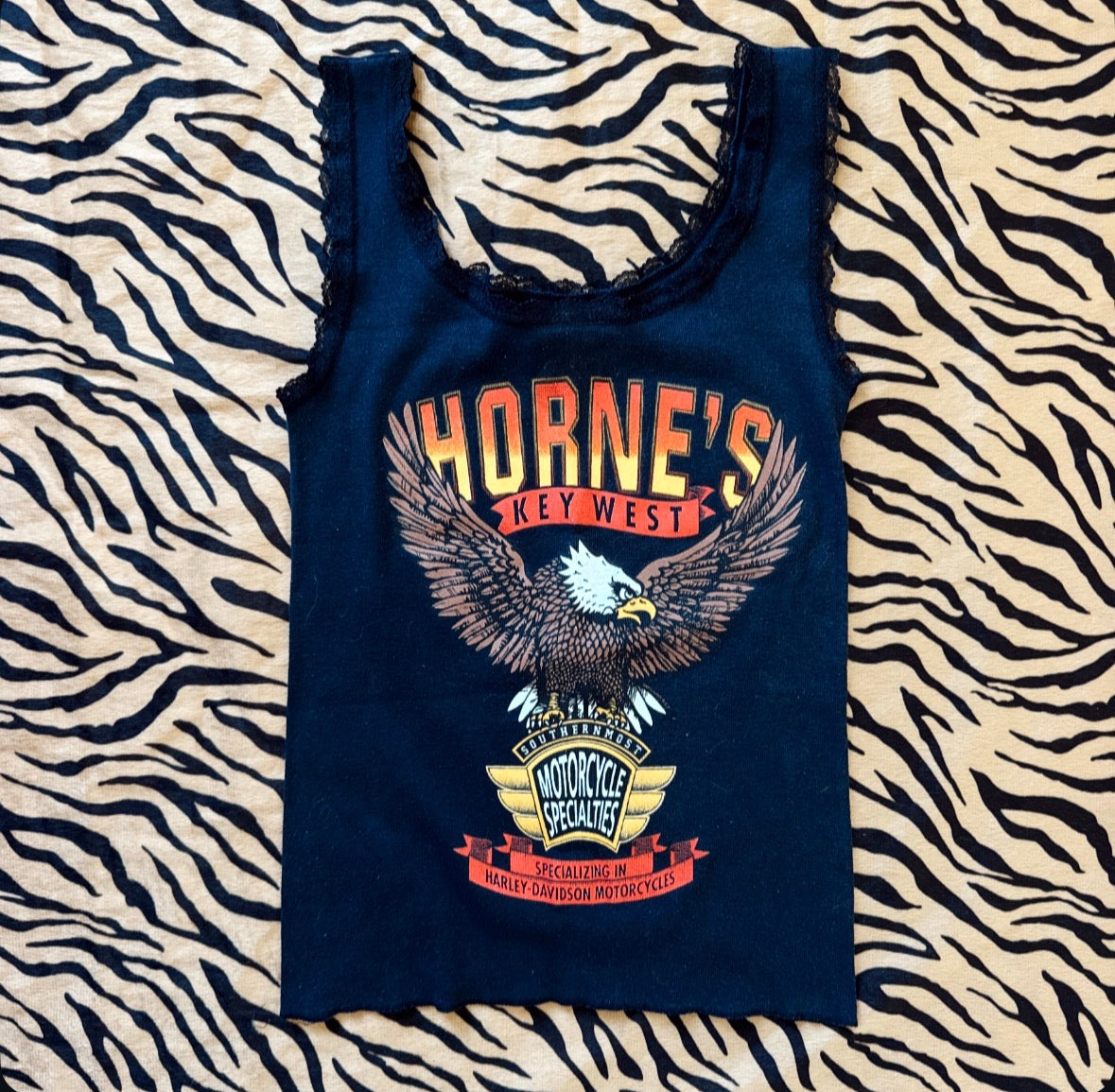Vintage Hornes Biker Tank