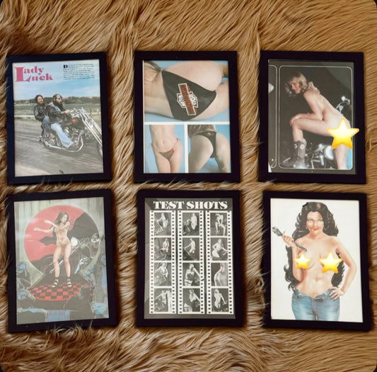 Vintage Framed Easyriders Magazine Art