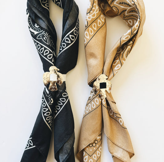 Thunderbird Bandana Concho Slide