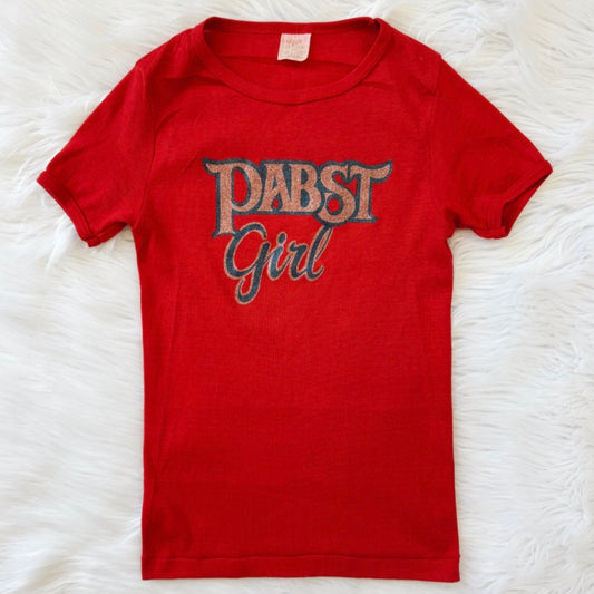 Vintage Pabst Girl Tee