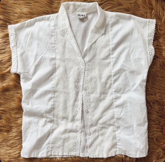 Vintage Eyelet Top