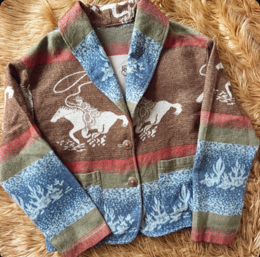 Vintage Western Scene Jacket