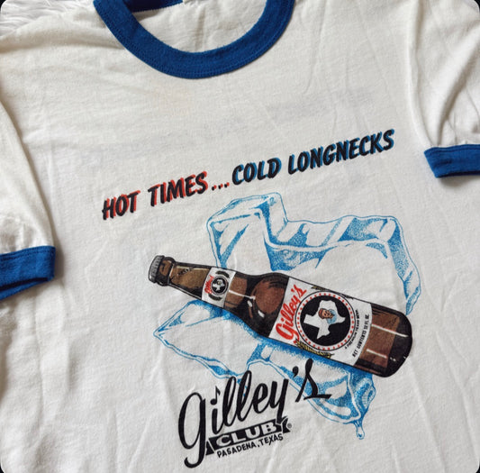 Vintage Gilleys Cold Longnecks Tee