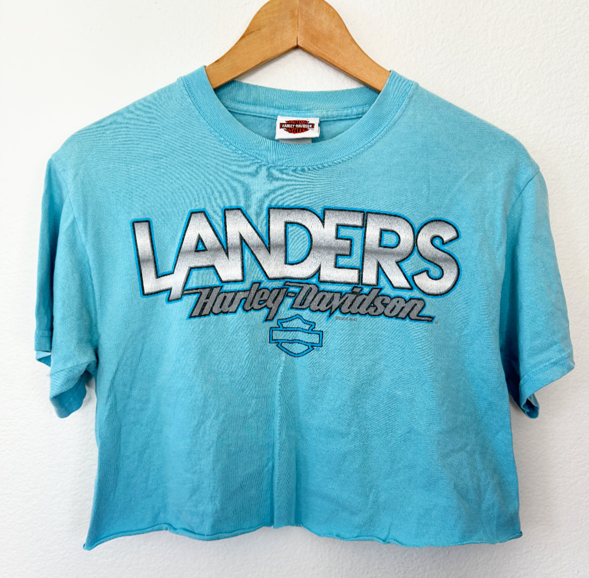 Vintage Harley Landers Crop Tee