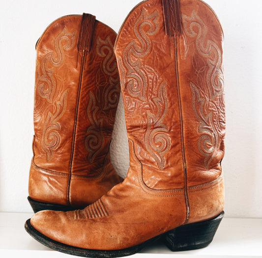 Vintage Lucchese Cowboy Boots