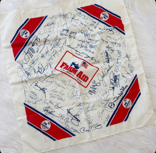 Vintage Farm Aid Bandana