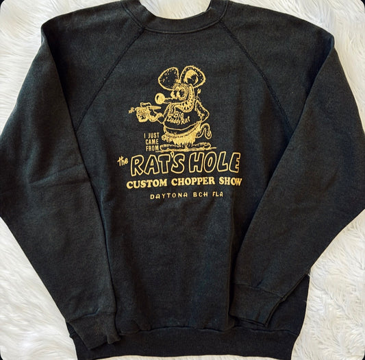 Vintage Rats Hole Chopper Show Sweatshirt