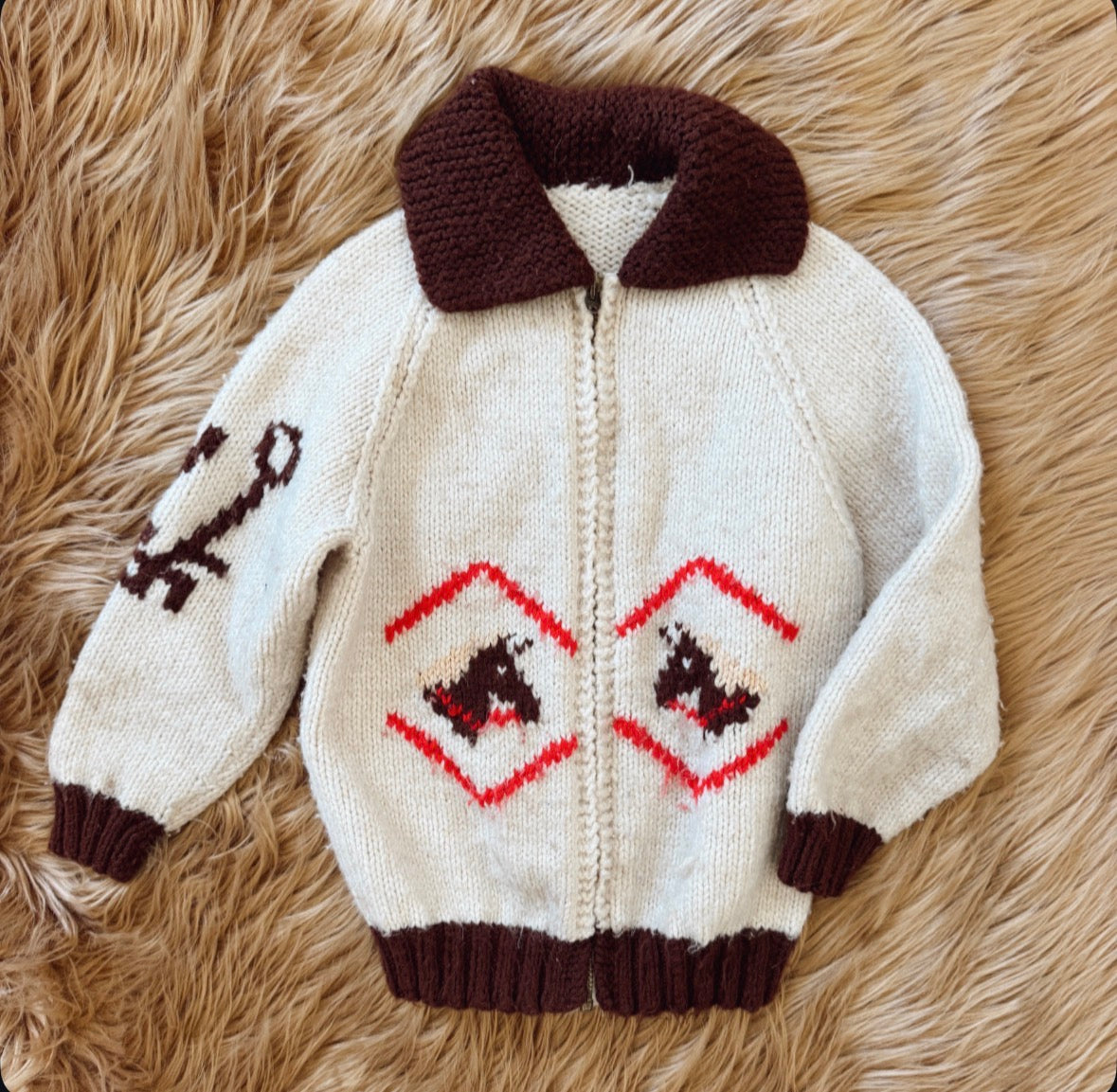 Vintage Kids Cowichan Sweater