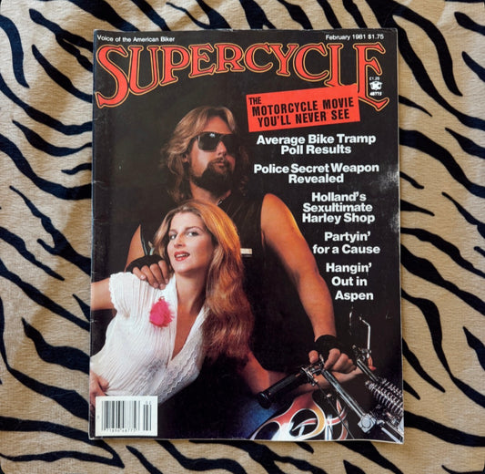 Vintage Supercycle Feb 1981 Magazine
