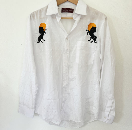 Vintage Horse Button Down