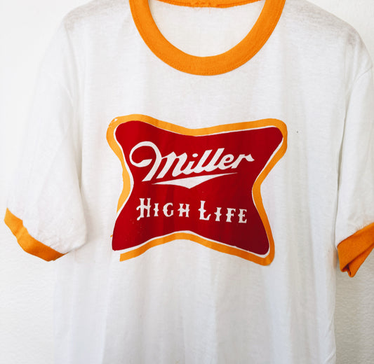 Vintage Miller Ringer Tee