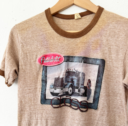 Vintage Peterbilt Ringer Tee