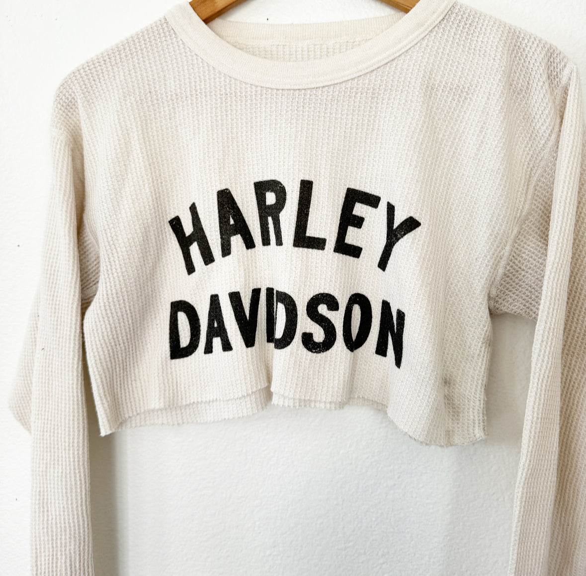 Vintage Harley Crop Thermal