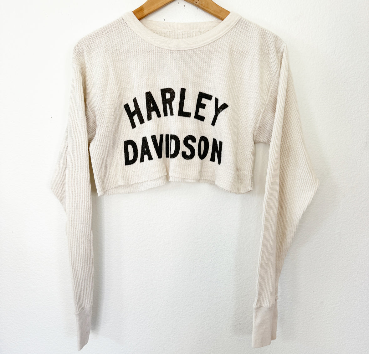 Vintage Harley Crop Thermal