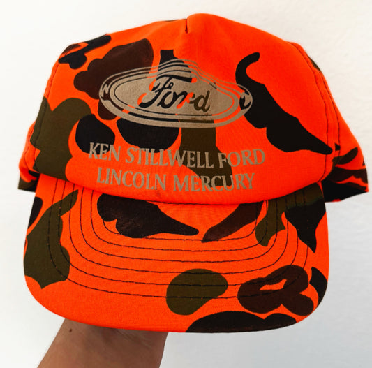 Vintage Ford Camo Hat