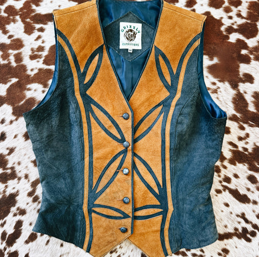Vintage Western Suede Vest