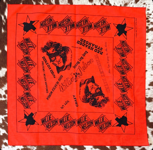 Vintage Willie Nelson Bandana