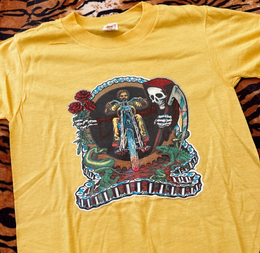 Vintage Grim Reaper Biker Tee