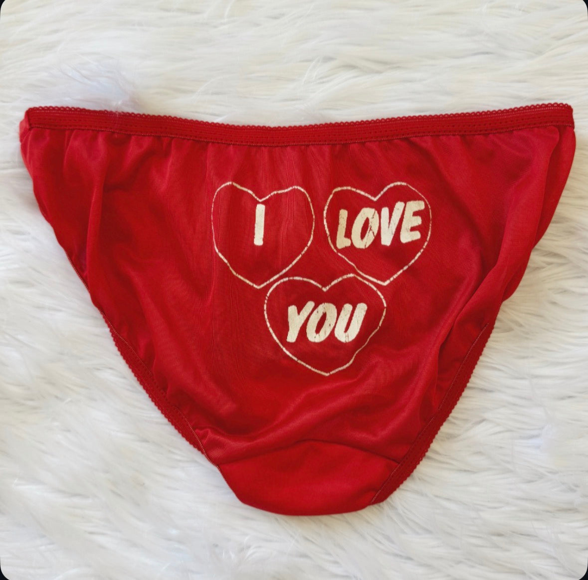 Vintage I Love You Underwear