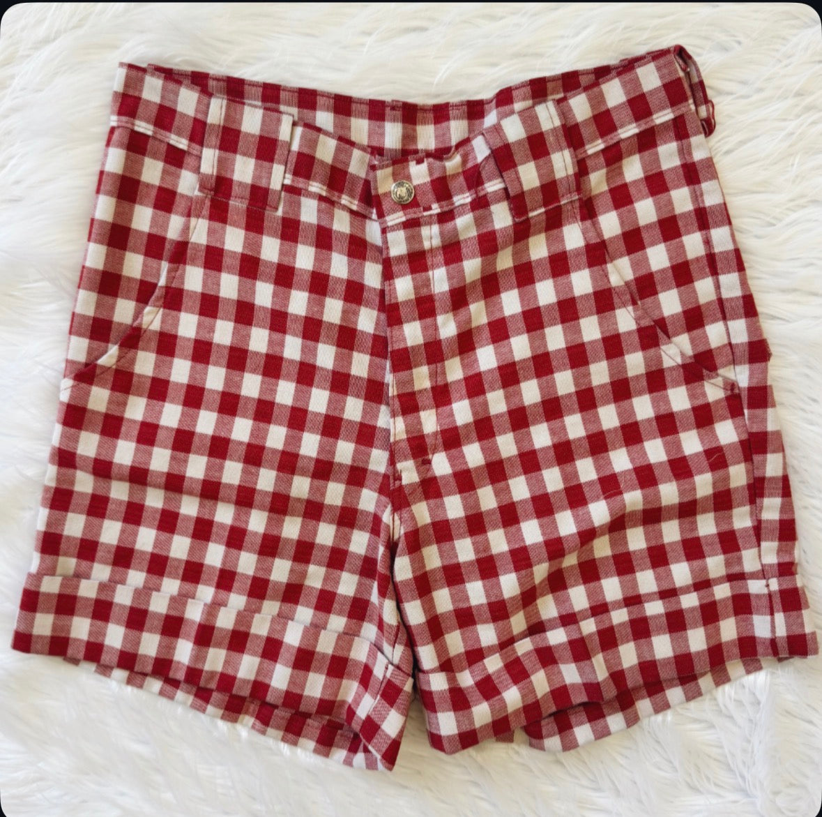 Vintage Gingham Shorts