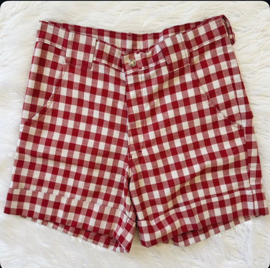Vintage Gingham Shorts