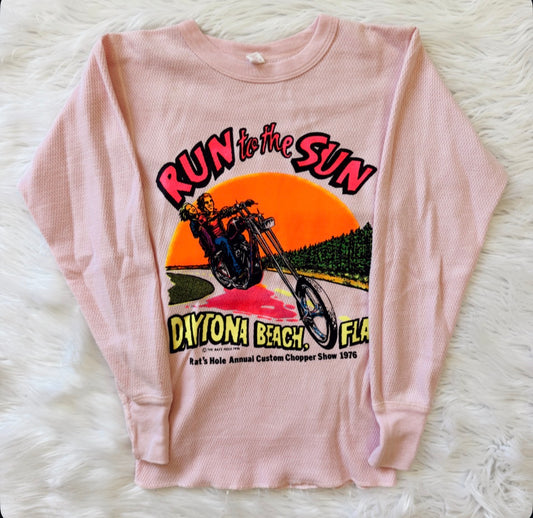 Vintage Run To The Sun Biker Thermal