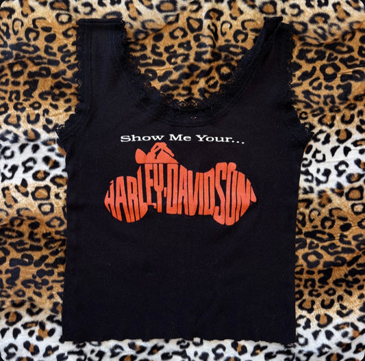 Vintage Show Me Your Harley Tank Top