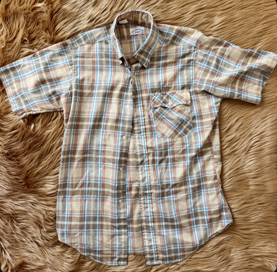 Vintage Levis Plaid Shirt