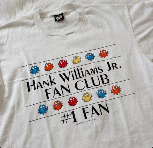 Vintage Hank Williams Jr Fan Tee