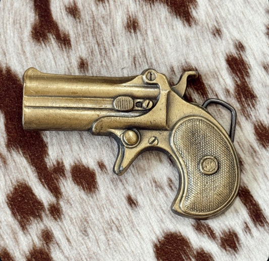 Vintage Gun Belt Buckle