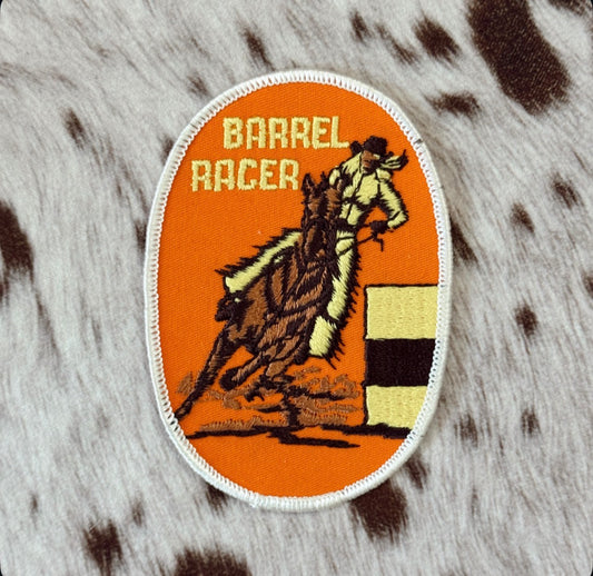 Vintage Barrel Racer Patch