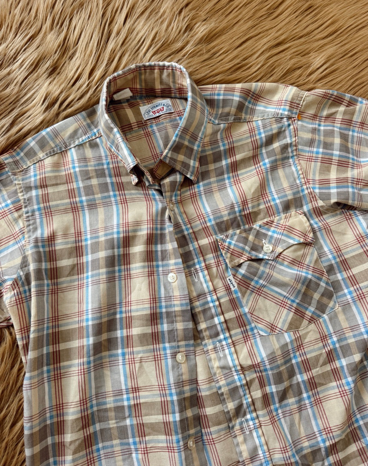 Vintage Levis Plaid Shirt