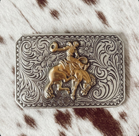 Nocona Cowboy Belt Buckle