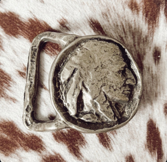 Vintage Native American Belt Buckle