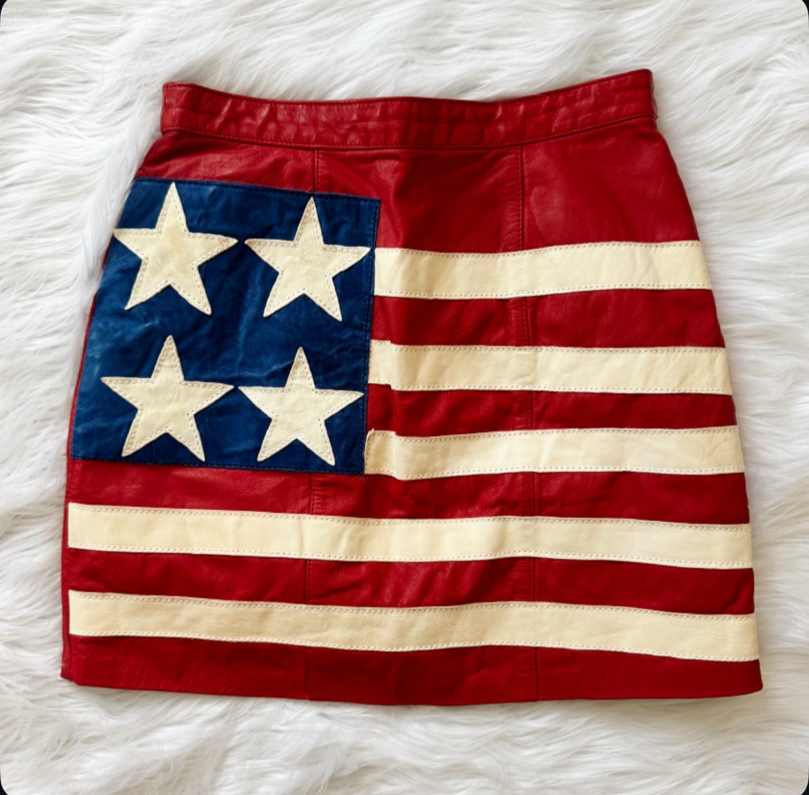 Vintage USA Leather Skirt
