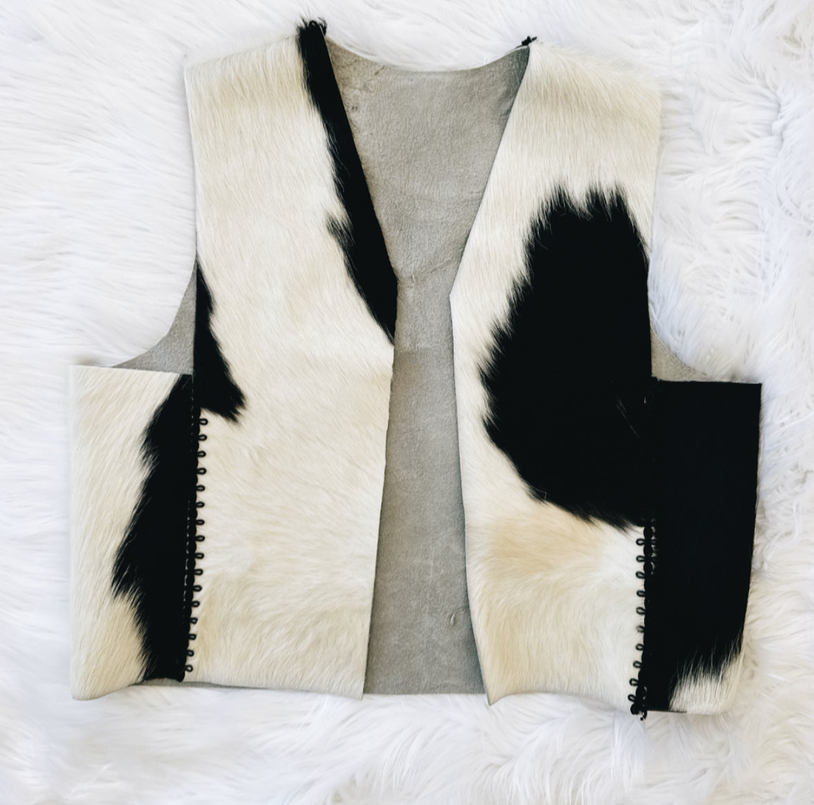 Vintage Cowhide Vest