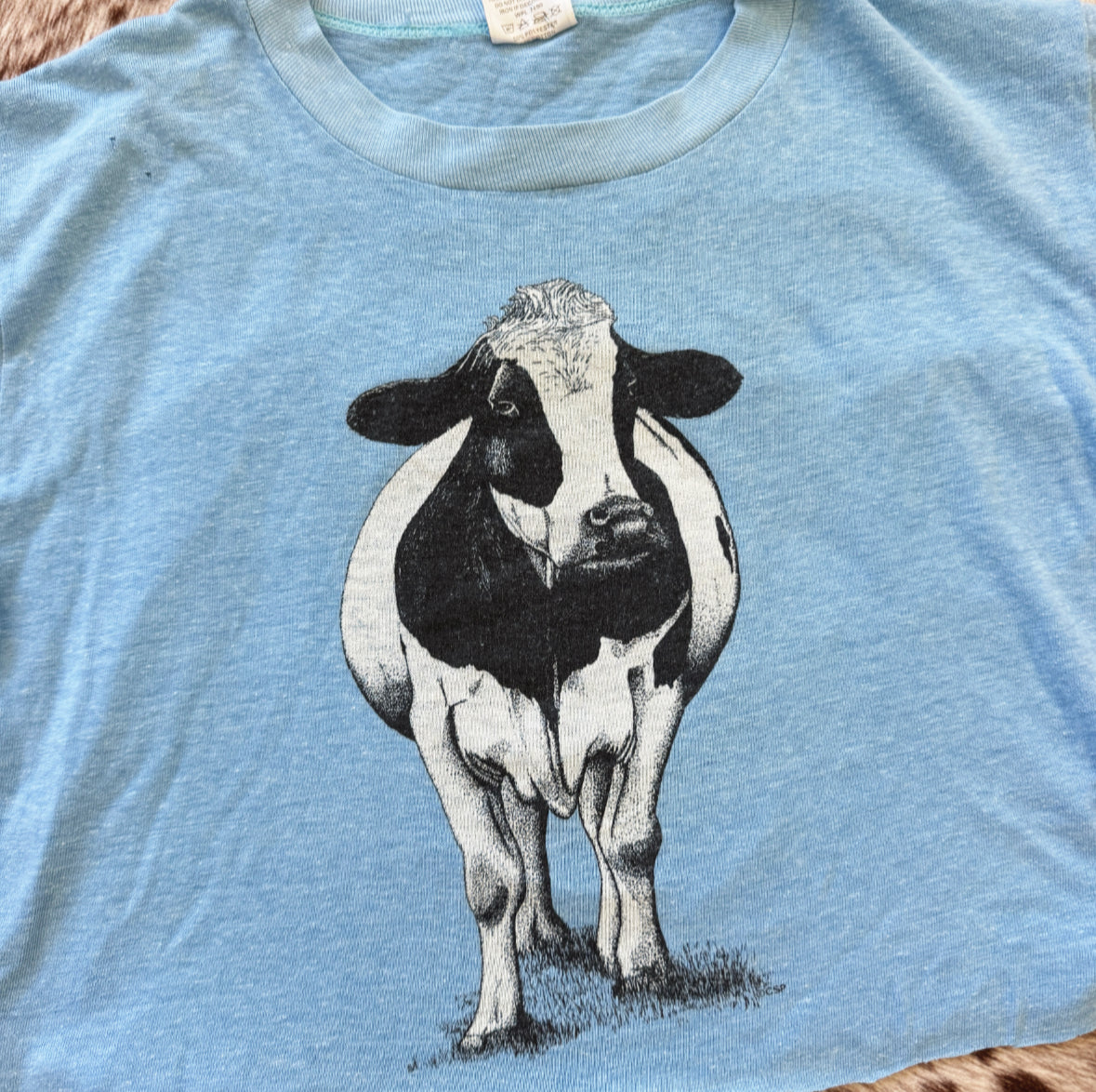 Vintage Cow Graphic Tee