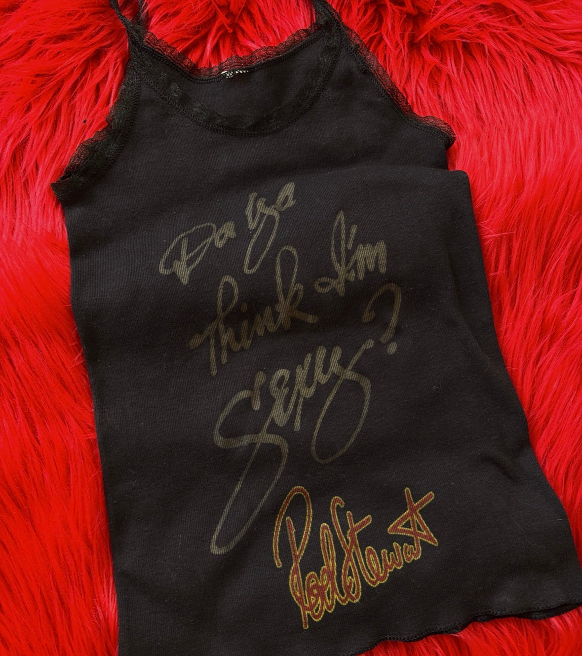 Vintage Rod Stewart Tank Top
