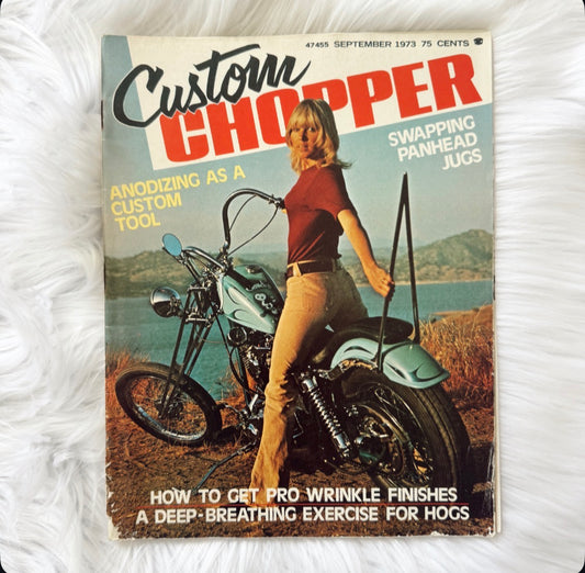 Vintage Custom Chopper Sept. 1973 Magazine