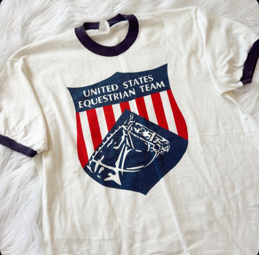 Vintage US Equestrian Team Tee