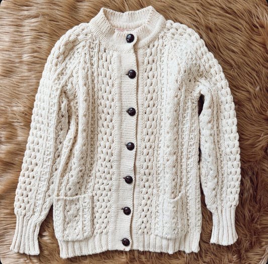 Vintage Wool Cardigan Sweater