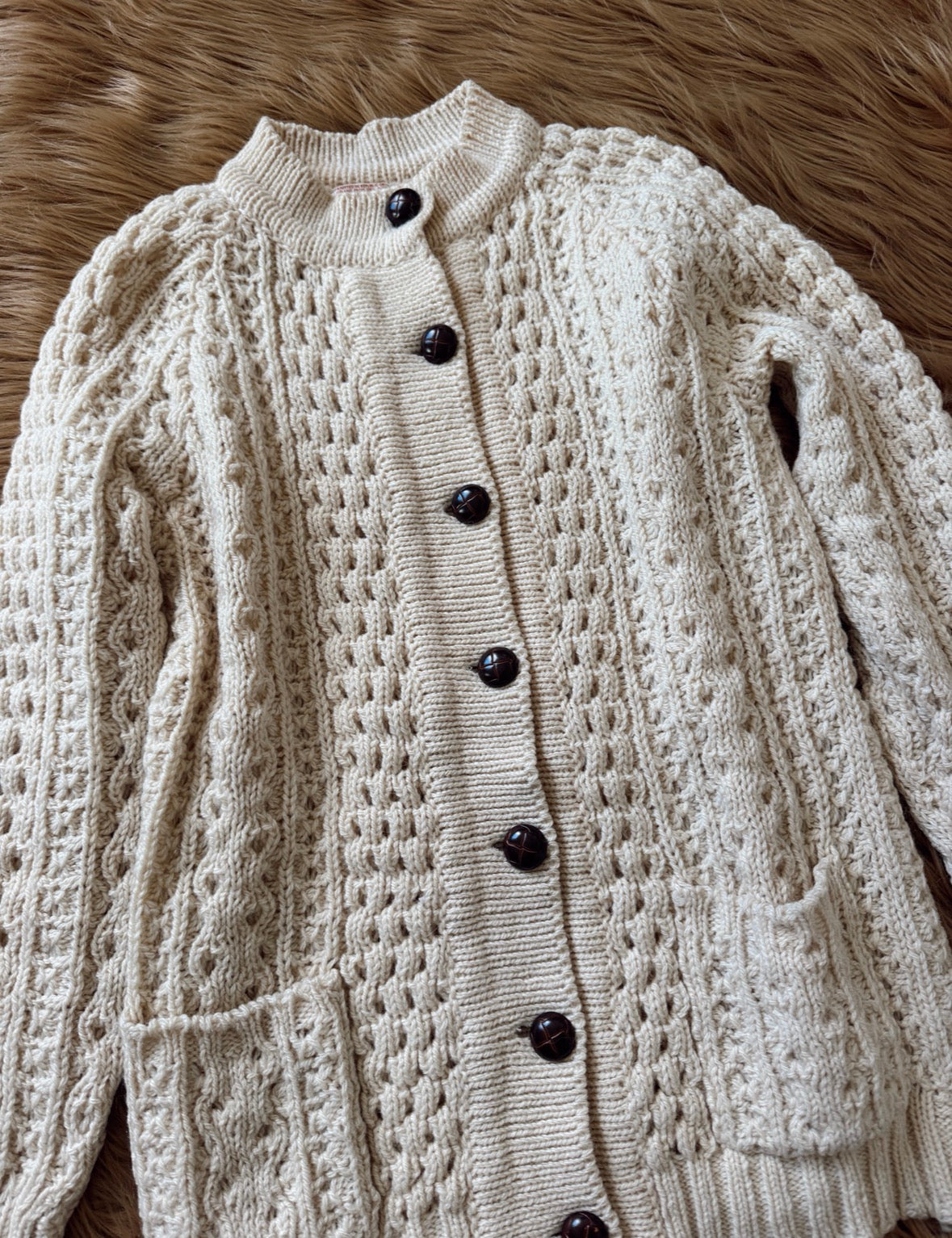 Vintage Wool Cardigan Sweater