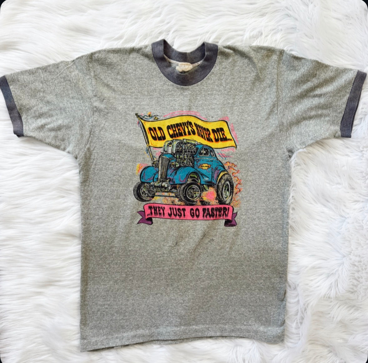 Vintage Old Chevys Never Die Tee