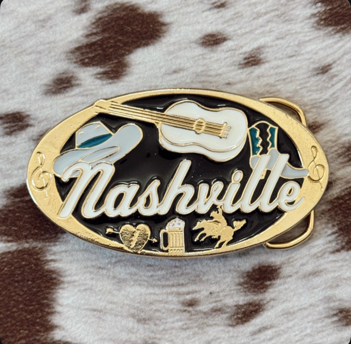 Vintage Nashville Belt Buckle